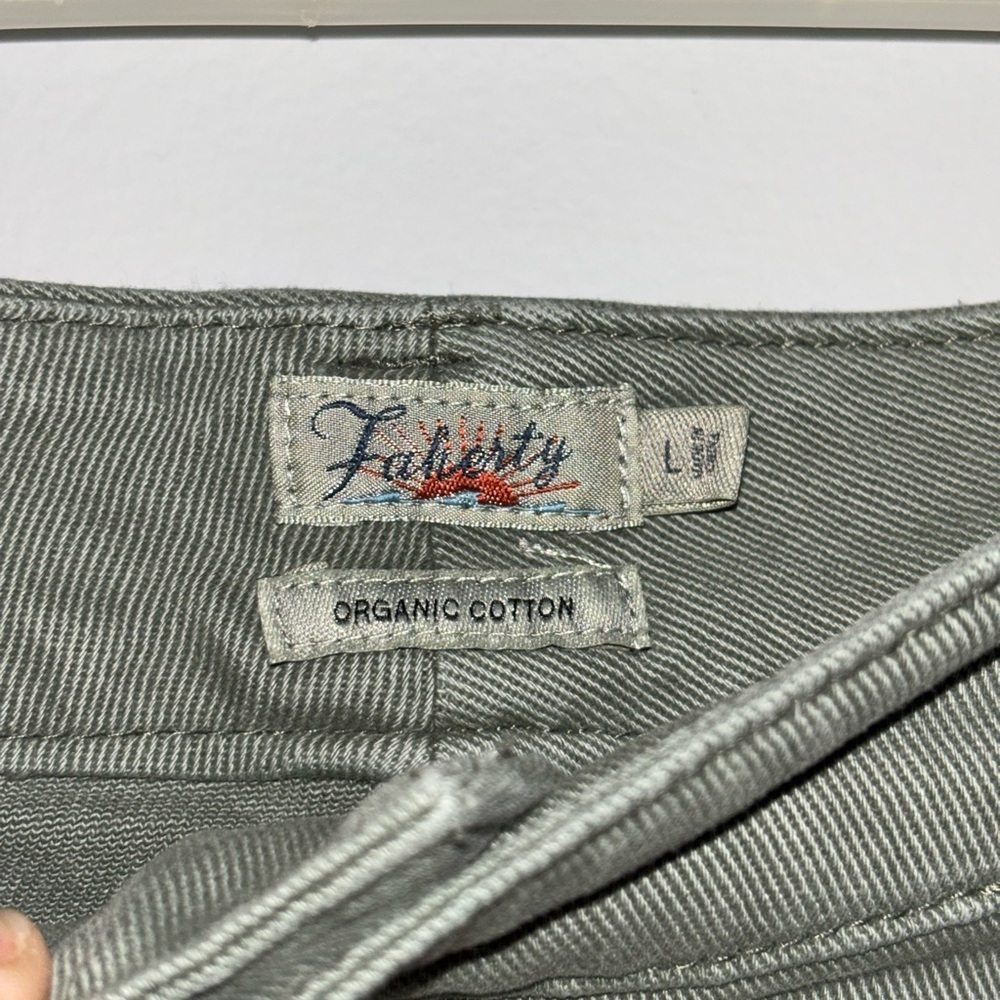 Classic Faherty Utility Jean Mini Skirt Sage Green Women's - Picture 2 of 3